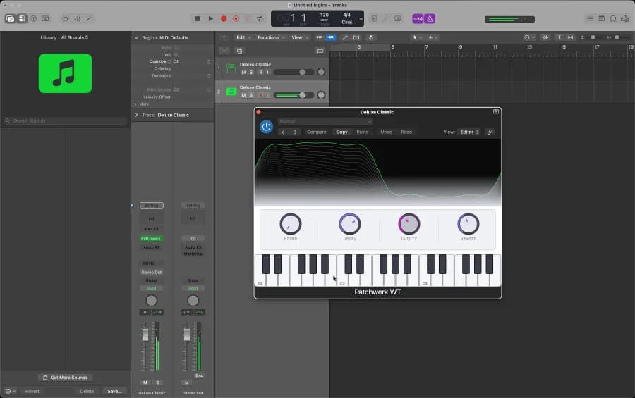 A Patchhaus plugin running in logic pro