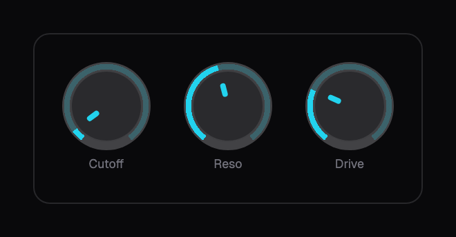 Block parameter knobs